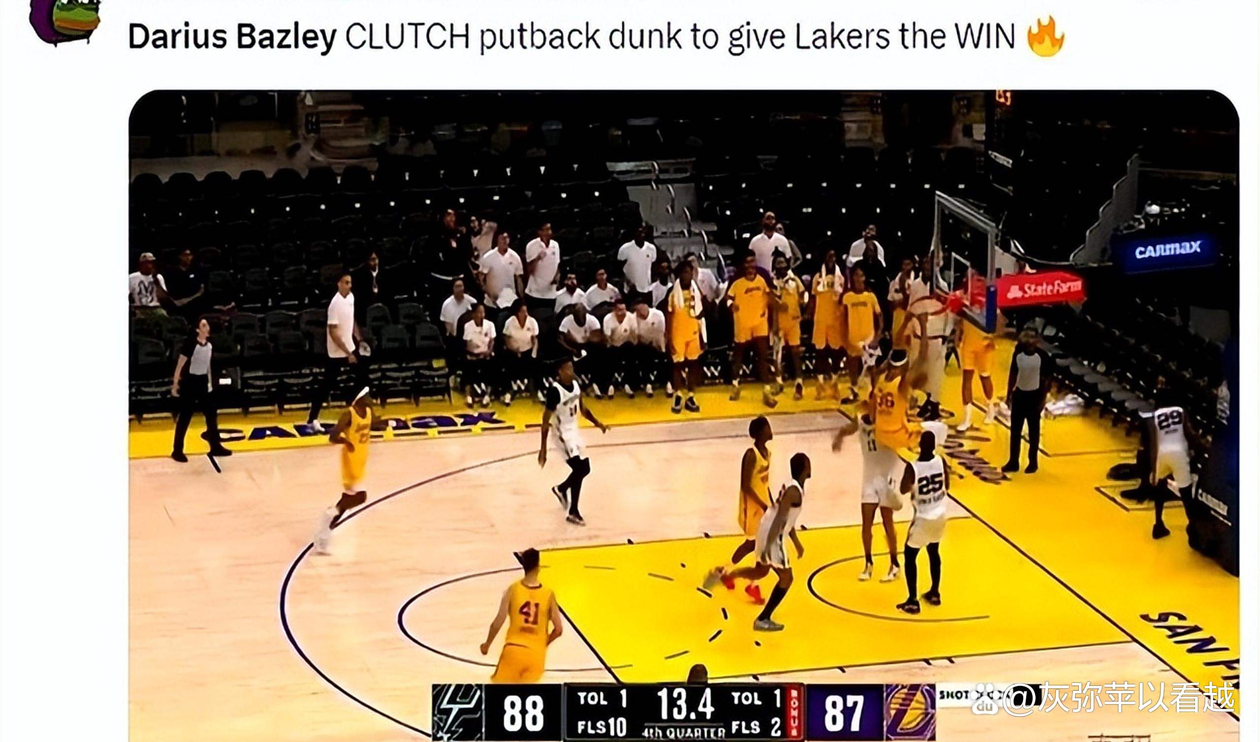 本轮焦点：湖人逆转，技术统计的简单介绍